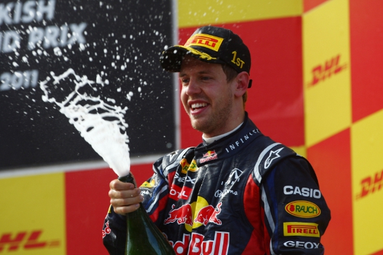 GP Turchia: Vettel troppo giovane per lo champagne