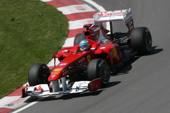 Ferrari competitiva nelle libere in Canada