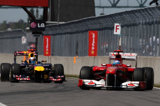 Ferrari: pole sfiorata per Alonso e Massa in Canada