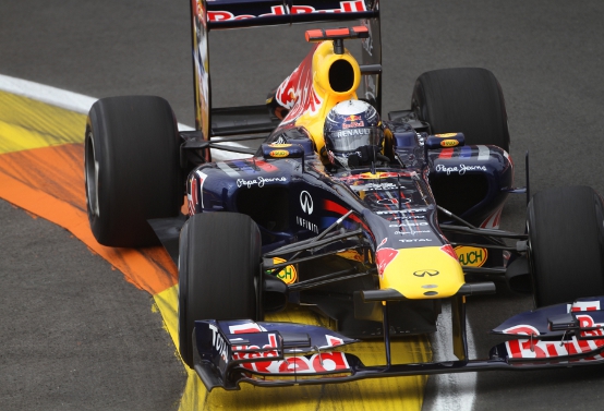 Red Bull, Vettel ha testato gli scarichi per Silverstone a Valencia?