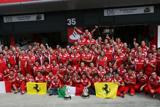 Ferrari, una vittoria speciale a Silverstone