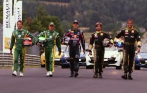 Video – I piloti Red Bull, Team Lotus e Lotus Renault in pista al Nordschleife