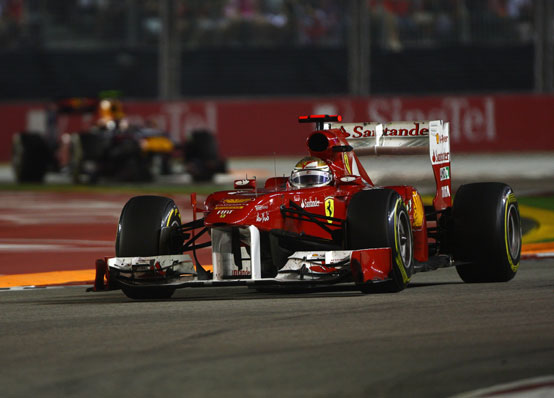 Ferrari: Alonso quarto, Massa nono a Singapore