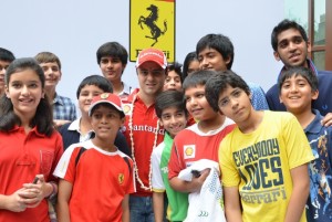 Ferrari, Massa: “Un’accoglienza calorosa a Nuova Delhi”