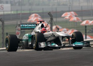 Schumacher: “Questa mattina ero contento dell’assetto della macchina, oggi pomeriggio è stata più impegnativa”