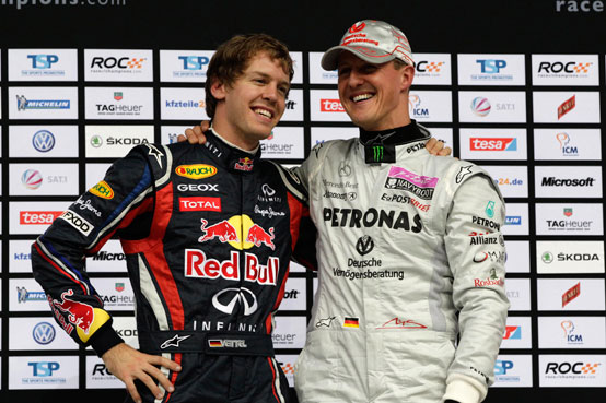 Vettel: “I record di Schumacher troppo lontani”