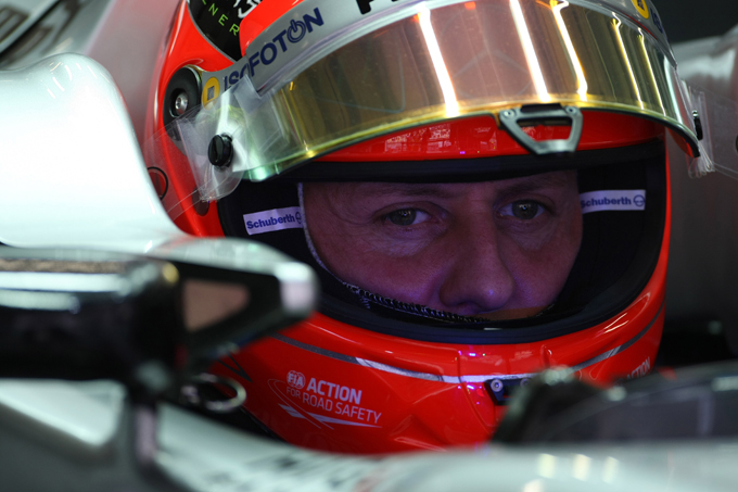 Schumacher: “Ottimista in vista delle qualifiche”