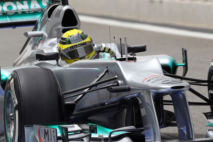 Nico Rosberg apprezza le gomme Pirelli