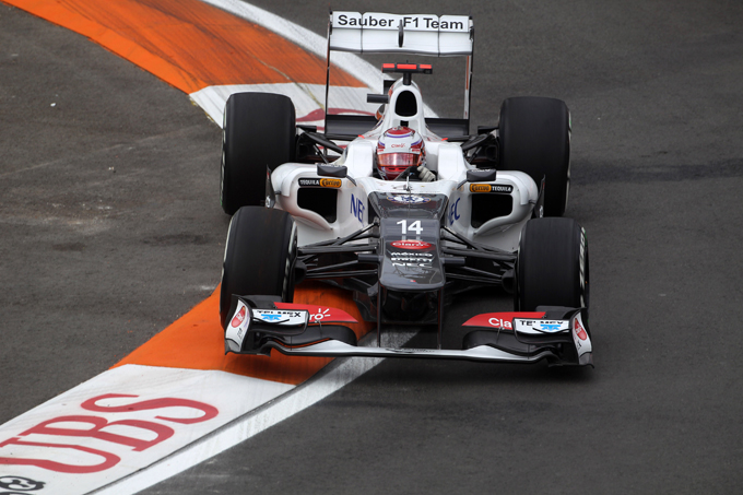 Sauber: Kobayashi settimo in qualifica a Valencia, Perez solo 15mo