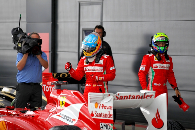 Massa e Alonso: “Ferrari molto migliorata nelle ultime gare”