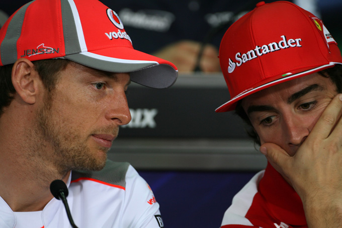 Button: “In Ferrari con Alonso? Solo in un universo parallelo”