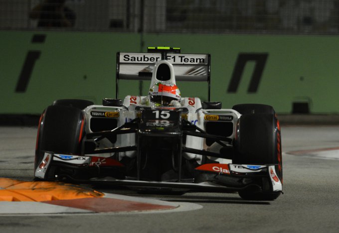 Sauber, Sergio Perez: “Non abbiamo mai avuto il ritmo qui a Singapore”