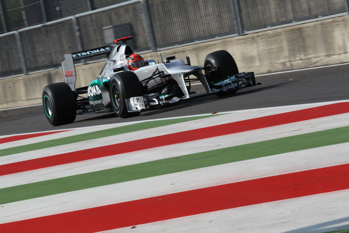 GP Italia Prove Libere 1: Schumacher al comando