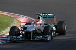 Mercedes: Schumacher 11mo, Rosberg subito fuori a Suzuka