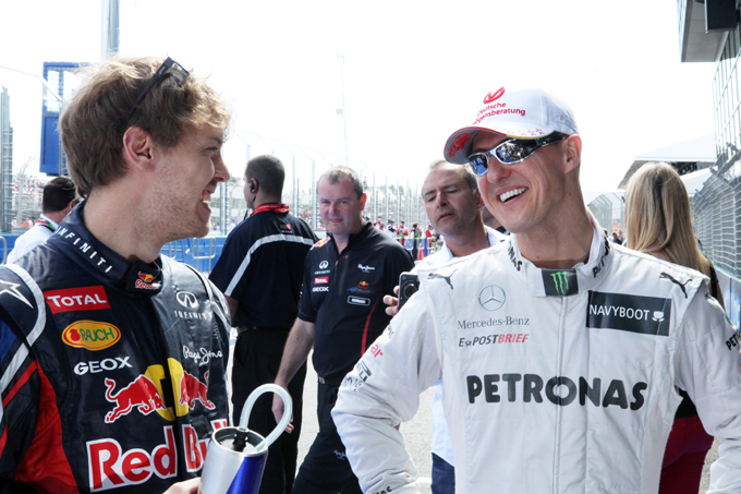 Vettel: “L’addio di Schumacher una grossa perdita per la F1”