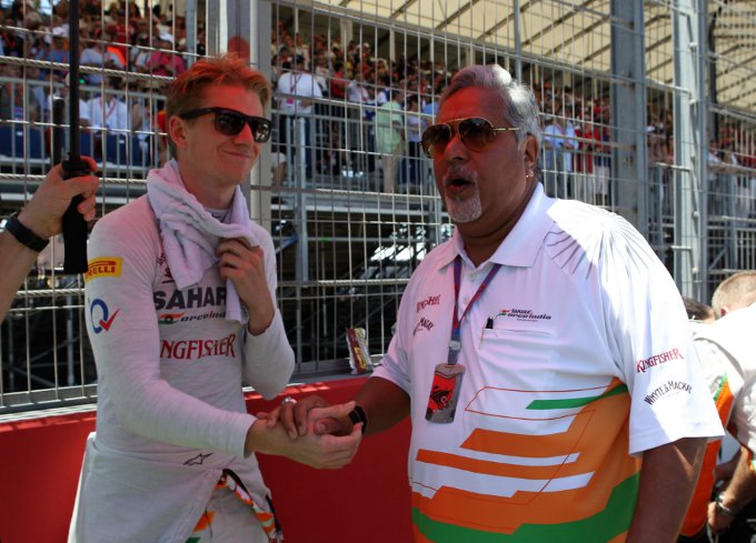Force India, Mallya: “Auguro a Nico ogni bene in futuro”