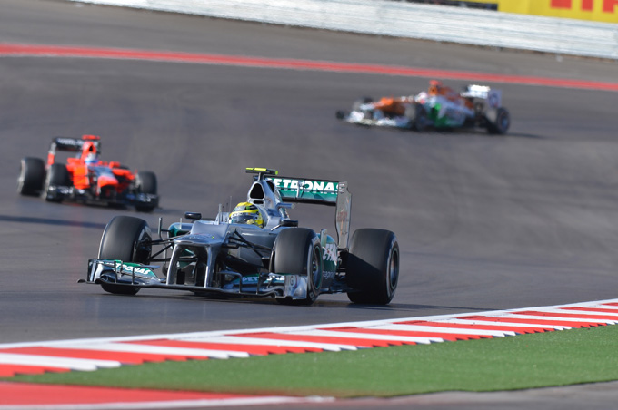 Mercedes: Rosberg e Schumacher lodano il circuito di Austin