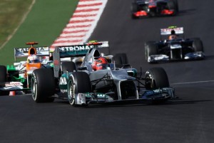 Mercedes, Michael Schumacher: “Non ho avuto aderenza dal mio primo set di gomme”