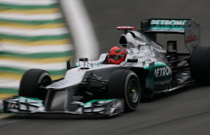 Mercedes, Michael Schumacher: “Il nostro set-up da bagnato ci ha penalizzato molto in qualifica”