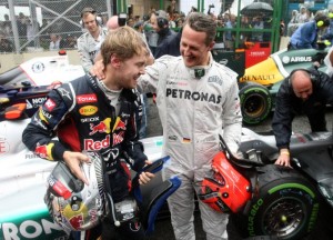 Schumacher si congratula con Vettel: “Sono orgoglioso di lui. E’ un buon amico”