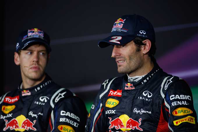 Webber: “Vettel deve sperare nel bel tempo ad Interlagos”