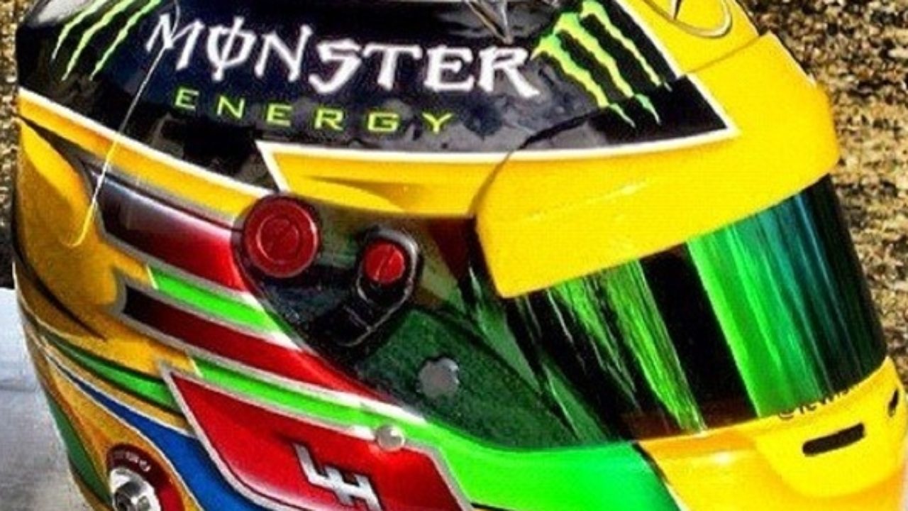 Ecco il nuovo casco di Lewis Hamilton
