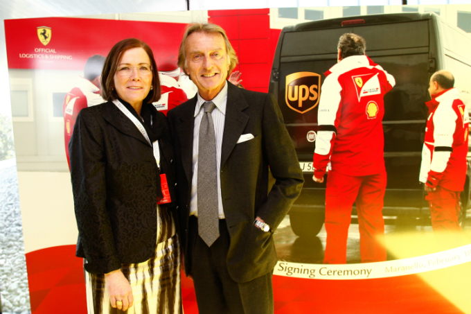 UPS nuovo sponsor Ferrari