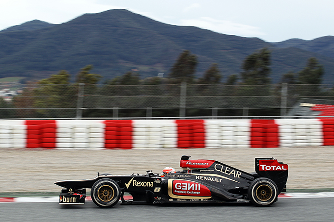 Test F1 a Barcellona, seconda giornata: Grosjean il più veloce