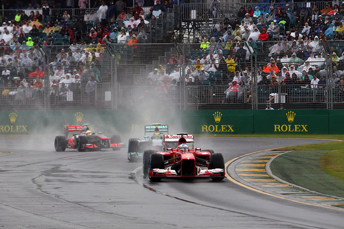 F1 GP Australia, Qualifiche sospese a causa della pioggia