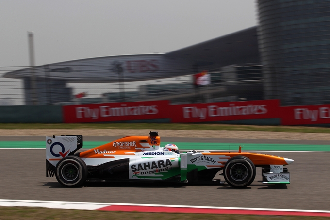 Force India soddisfatta a metà in Cina