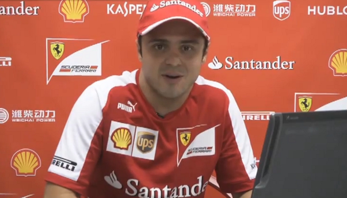 Giro di pista di Silverstone con Felipe Massa