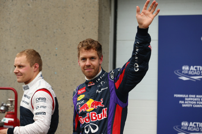 Vettel: “Red Bull competitiva sull’asciutto e con la pioggia”