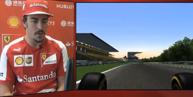 Ferrari: Giro di pista virtuale del Nurburgring con Fernando Alonso