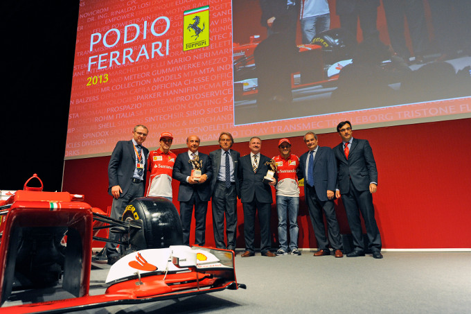 Podio Ferrari: premiati i fornitori Veca e Mahle