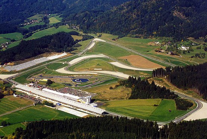 Il GP Austria nel calendario di F1 2014