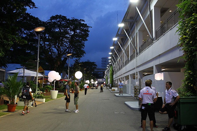F1 GP Singapur 2013, Clasificación en directo