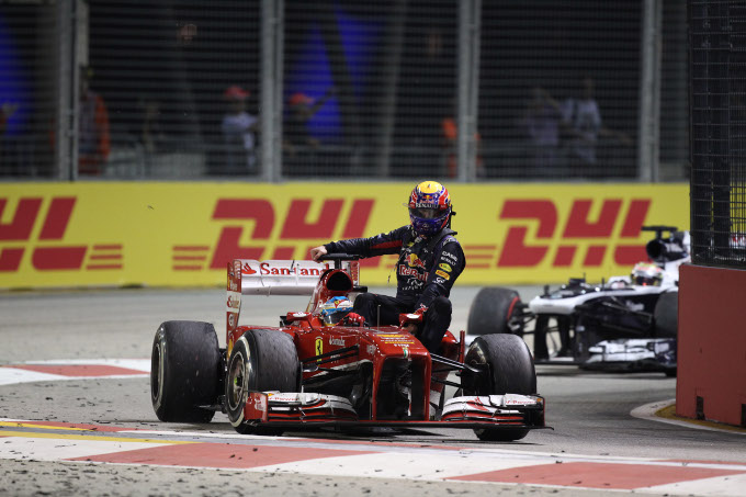 Webber penalizzato di dieci posizioni in griglia al GP Corea