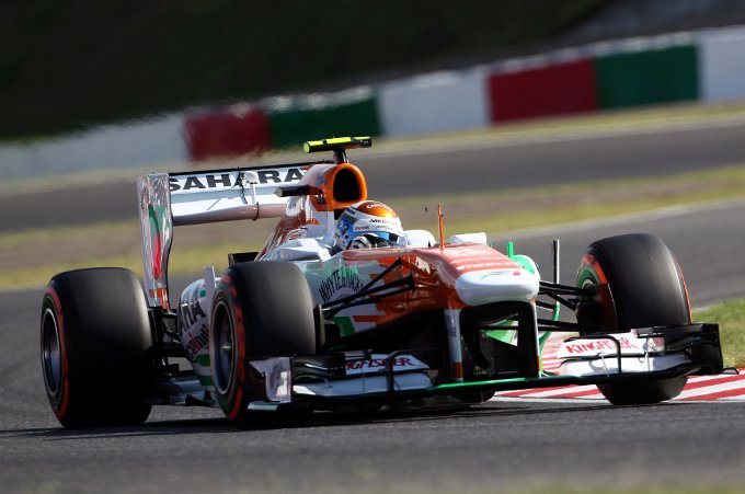 Force India di poco fuori la zona punti nel Gran Premio del Giappone