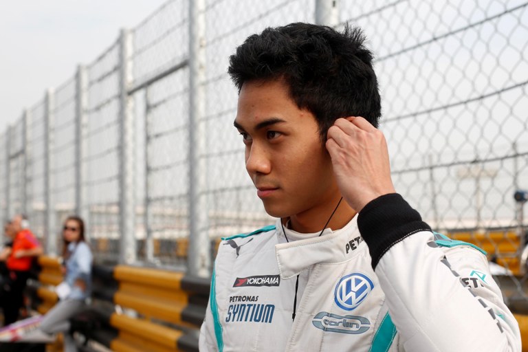 Il malese Jaafar ha provato una Mercedes a Silverstone