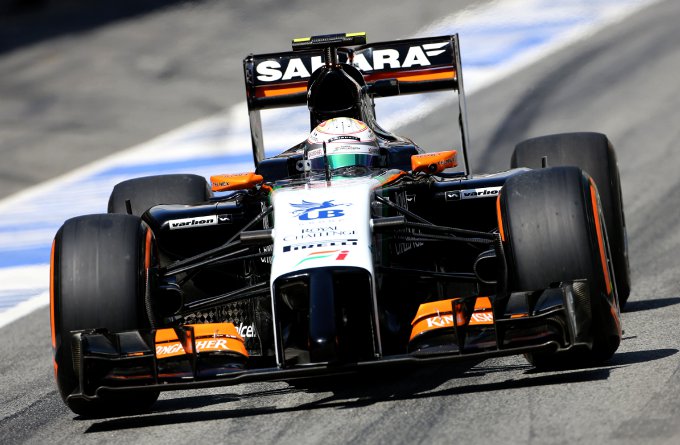 Force India: testate le gomme Pirelli 2015 con Juncadella