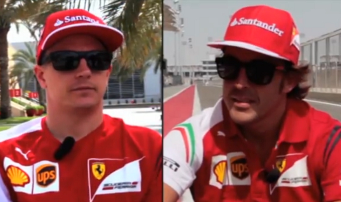 Ferrari: intervista doppia a Fernando Alonso e Kimi Raikkonen