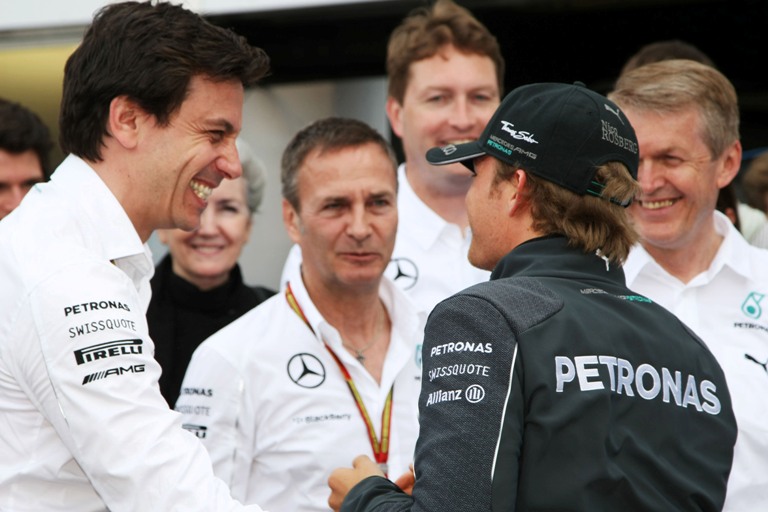 Wolff: “Rosberg e Hamilton non sono come Senna e Prost”
