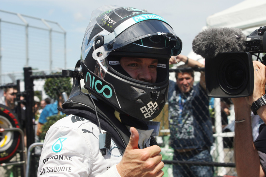 Rosberg: “Bello partire in pole”