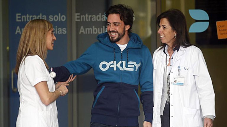 Alonso dimesso dall’ospedale