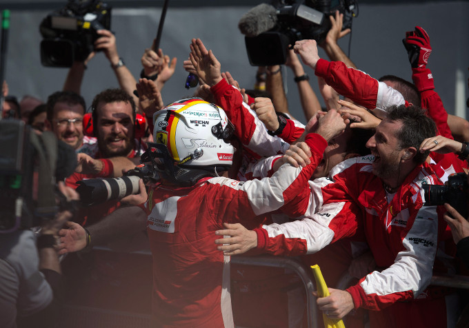 Vettel: “Grande gara e bellissima macchina!”