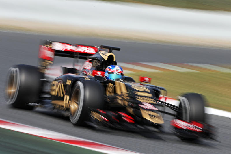 Test F1 Barcellona: Palmer con la Lotus chiude i test al comando