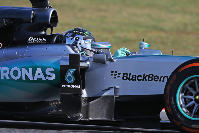 Test F1 Barcellona: Rosberg protagonista della prima giornata