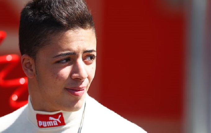 Antonio Fuoco sulla Ferrari nei test in Austria
