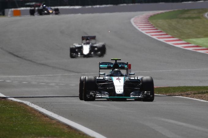 F1 GP Gran Bretagna, Prove Libere 2: Rosberg il più veloce, poi le Ferrari