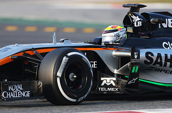 Force India, Perez: “Soddisfatto del mio giro in Q3”